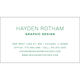 Rotham Business Cards - Raised Ink Image 2 of 2